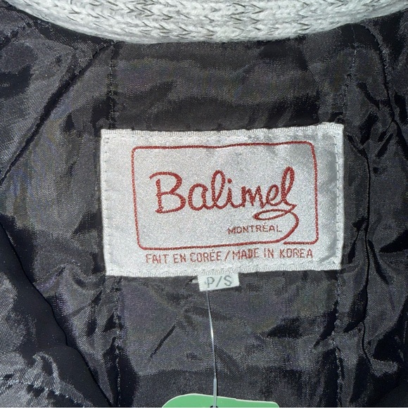 Vintage Women's Black and Gray Knit wool Cardigan Imaculate Condition 70s Or 80s - Picture 5 of 6